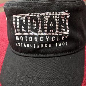 Indian Motorcycle Women's Army Style Diamante Hat